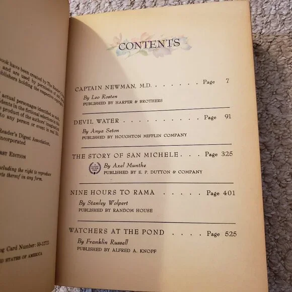 1962 Pretty decorative cover Reader's Digest Vol 2 vintage book - Picture 6 of 9